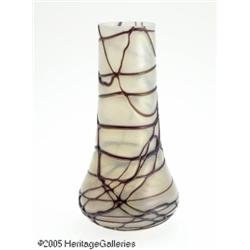 A BOHEMIAN IRIDESCENT GLASS VASE RPalmeKonig, c.1
