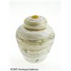 Image 2 : AN AMERICAN 'HEART AND VINE' GLASS VASE Rattribut