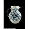 Image 1 : AN OPALESCENT COIN SPOT PATTERN GLASS PITCHER RMa