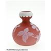 Image 1 : AN ENGLISH OVERLAID AND ETCHED GLASS VASE RThomas