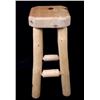 Image 11 : Rustic Hardwood Peeled Aspen Log Bar Stools