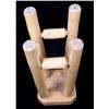 Image 12 : Rustic Hardwood Peeled Aspen Log Bar Stools