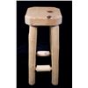 Image 9 : Rustic Hardwood Peeled Aspen Log Bar Stools