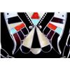 Image 8 : Zuni Mosaic Inlay Thunderbird Silver Necklace