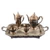 Image 1 : Gorham Monogrammed Silver Tea and Coffee Set