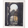 Image 2 : Arched Gateway Colored Etching by Robert Kasimir