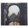 Image 4 : Arched Gateway Colored Etching by Robert Kasimir