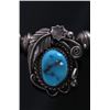 Image 4 : Signed Navajo Sterling & Turquoise Necklace