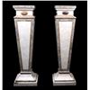 Image 1 : Polished Calcutta Marble Textured Finish Pedestals