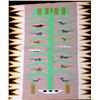 Image 3 : Navajo Tree of Life Pictorial Wool Rug