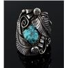 Image 1 : Signed Ornate Navajo Sterling Silver Ring