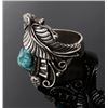 Image 3 : Signed Ornate Navajo Sterling Silver Ring