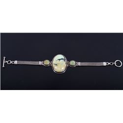 Navajo Sterling Silver and Turquoise Bracelet