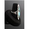Image 4 : Navajo Sterling Silver and Turquoise Cocktail Ring