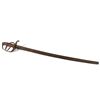 Image 3 : Mexican Cavalry Sword With Leather Sheath c 1830s