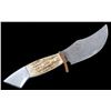 Image 1 : Signed Western Antler Handle Knife