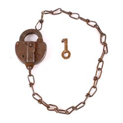 1957 Erie Railroad Switch Lock & Key