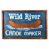 Image 1 : Hand Painted Canoe Maker Advertising Sign