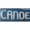 Image 4 : Hand Painted Canoe Maker Advertising Sign