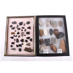 Native American Arrowhead Artifacts Collection