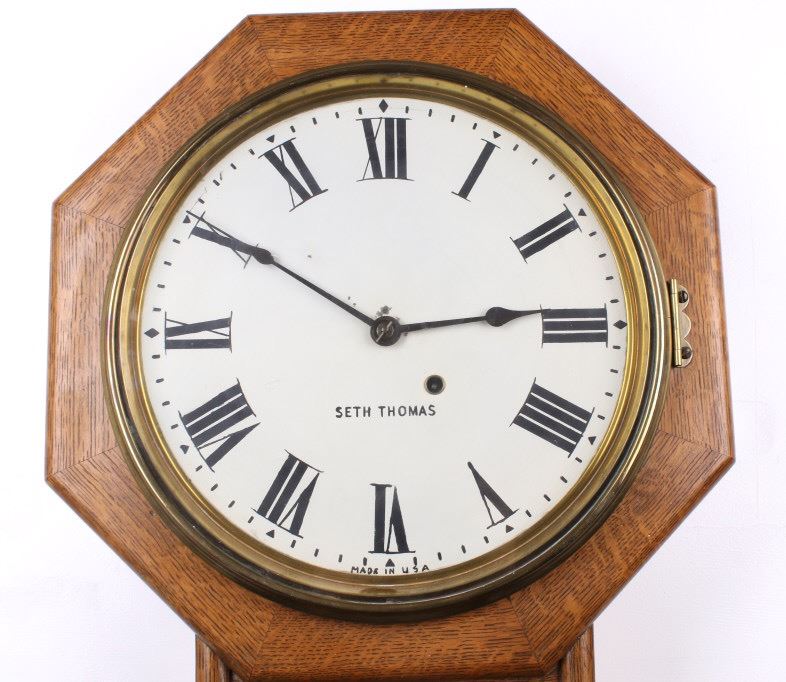 Antique Seth Thomas Regulator Clock Circa 1900's