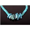 Image 3 : Navajo Turquoise Heishe and Nugget Necklace