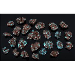 Collection of 904 Carats of Uncut Turquoise