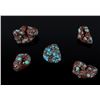 Image 6 : Collection of 904 Carats of Uncut Turquoise