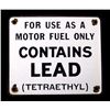 Image 1 : "For Use As A Motor/Contains Lead" Sign circa 1985