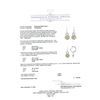Image 3 : 1.35 ctw Diamond Earrings - 14KT White And Yellow Gold