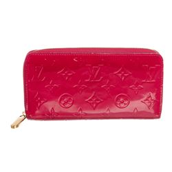 Louis Vuitton Framboise Pink Vernis Monogram Zippy Wallet