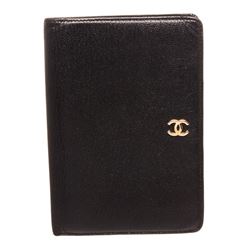 Chanel Black Leather Organizer Wallet