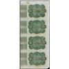 Image 2 : Uncut Sheet of (4) State of Louisiana Baby Bond Obsolete Notes