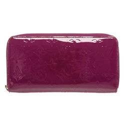 Louis Vuitton Purple Vernis Monogram Zippy Wallet