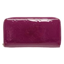 Louis Vuitton Purple Vernis Monogram Zippy Wallet