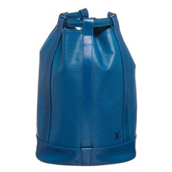 Louis Vuitton Blue Epi Leather Randonne GM Backpack Bag