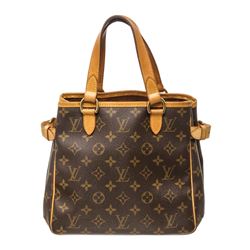 Louis Vuitton Monogram Canvas Leather Batignolles Vertical Bag