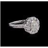 Image 1 : 1.74 ctw Diamond Ring - 14KT White Gold