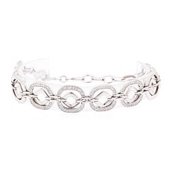 1.50 ctw Diamond Bracelet - 18KT White Gold