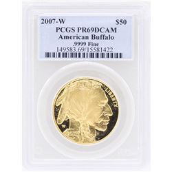 2007-W  $50 American Buffalo Gold Coin PCGS PR69DCAM