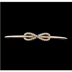 0.45 ctw Diamond Bracelet - 14KT Two-Tone Gold