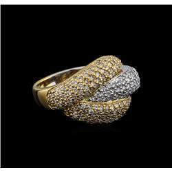 1.30 ctw Diamond Ring - 14KT White and Yellow Gold