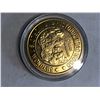 Image 2 : 1995 DEADWOOD Roman Coliseum Seven Wonders Coin in Hard Display