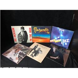 VINYL RECORD LOT (JOE JACKSON/ NAZARETH/ FLEETWOOD MAC...)