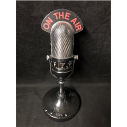 Retro Radio Microphone W/ On The Air Caption