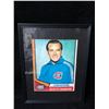 Image 1 : SCOTTY BOWMAN SIGNED 8X10 FRAMED ROOKIE CARD PICTURE