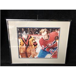 GUY LAFLEUR SIGNED 8X10 FRAMED PHOTO