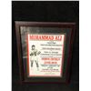 Image 1 : MUHAMMAD ALI REPRINT BOXING POSTER FRAMED (VANCOUVER BC)