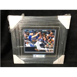 BRETT LAWRIE 24" X 20" FRAMED BLUE JAYS PHOTO