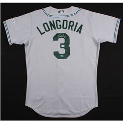 EVAN LONGORIA SIGNED RAYS JERSEY W/ COA